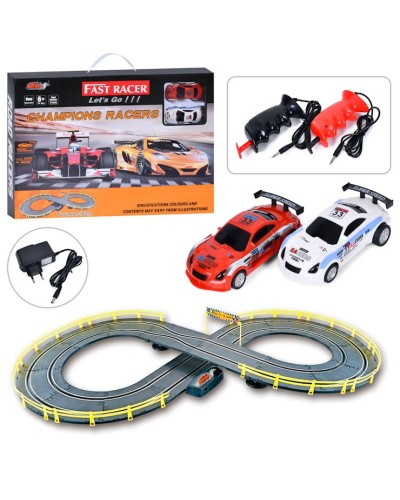 Трек «Champions racers» 292 см 1:43 р/к з 2 машинками, працює від мережі, у коробці 48х34х6 см