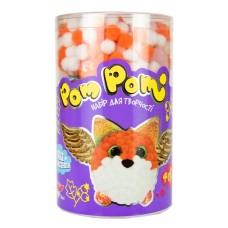 Набір для творчості «Pom pom. Фоксі», у колбі 16х10 см, ТМ Strateg