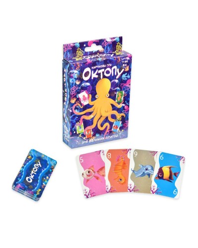 Гра настільна «Октопу», у коробці 11,5х9х2,5 см, ТМ Strateg