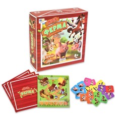 Гра настільна «Моя ферма», у коробці 20х20х6,5 см, ТМ Strateg