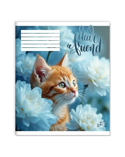 Зошит на 18 аркушів у клітинку «Мої друзі» №3515, ТМ Gold Brisk