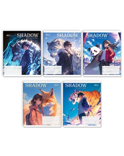 Зошит на 24 аркуші у клітинку «Фамільяр» №3527, ТМ Gold Brisk