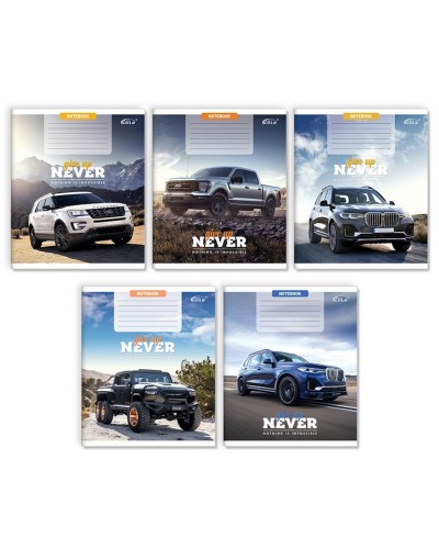 Зошит на 24 аркуші у лінію «Позашляховик» №3523, ТМ Gold Brisk