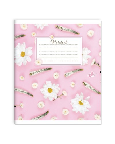 Зошит на 24 аркуші у лінію «Квітковий зошит» №2579, ТМ Brisk