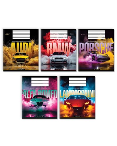 Зошит на 48 аркушів у клітинку «Швидкість інновацій», №3535, ТМ Gold Brisk