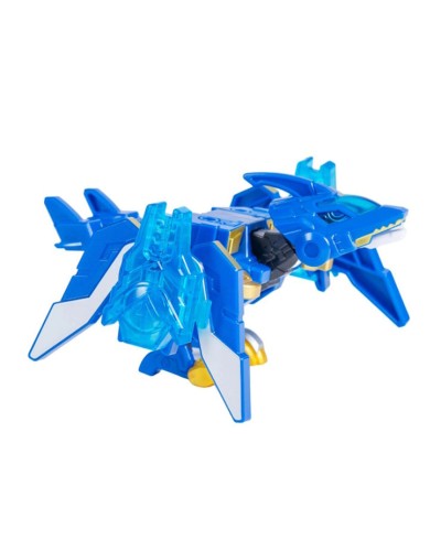 Динозавр-трансформер «Птера-бот » з боксом для зберігання синій, у коробці 8x10x17 см, ТМ Dinoster