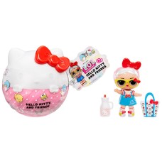 Ігровий набір з лялькою LOL SURPRISE! «Loves Hello Kitty. Hello Kitty та друз» з аксесуарами, в асортименті, у колбі 9х9х9 см