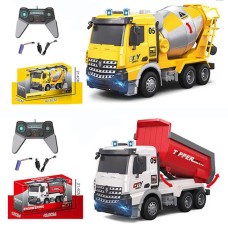 Будтехнiка 28 см 1:14 р/к на акумуляторі з рухомими деталями, в асортименті, у коробці 13х43х21,5 см