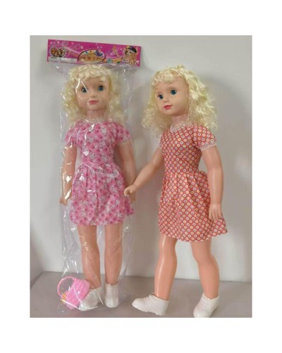 Лялька 74 см музична, на батарейці, в асортимені, у пакеті 30х81х8 см