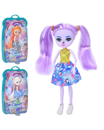 Лялька 15 см шарнірна, в асортименті, у слюді 13,5х24,5х5,5 см