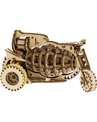 Дерев'яний 3D-конструктор «Старбайк» на 149 деталей у коробці 24х18х3 см, ТМ Умняшка