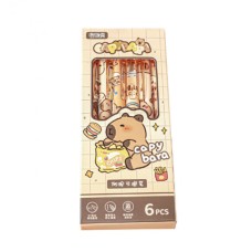 Ручка «Capybara» пиши-стирай автоматична синя 0,5 мм, в асортименті, у боксі, ТМ J.Otten