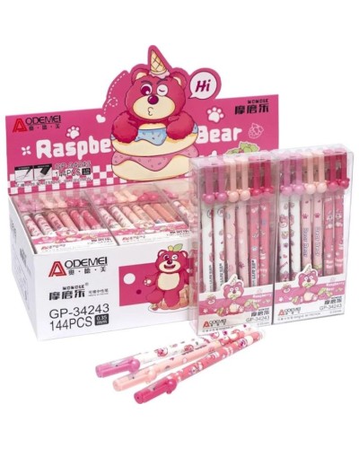 Ручка «Bear» пиши-стирай синя 0,35 мм, в асортименті, у боксі, ТМ J.Otten