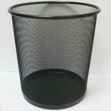 Кошик круглий металевий великий чорний 26х22x28см, ТМ J.Otten