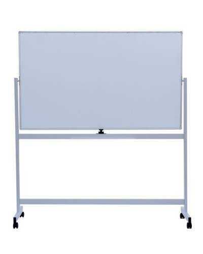 Фліпчарт двосторонній 90х150 см горизонтальний магнітний, для письма маркером з алюмінієвою рамою, ТМ Buromax