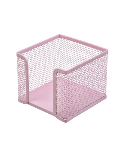 Бокс для паперу «PASTEL» металевий рожевий, ТМ Buromax