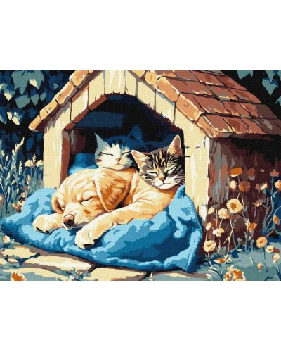 Картина за номерами «Тиха година» 30х40 см, ТМ Ідейка