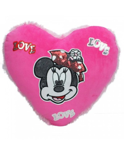 М`яка іграшка-подушка «Серце Мишка» 40х30 см, ПП Копиця