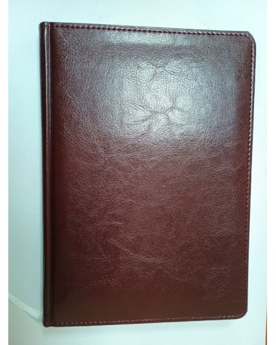 Щоденник напівдатований «Flesh» на 168 аркушів, бордовий , ТМ Brisk