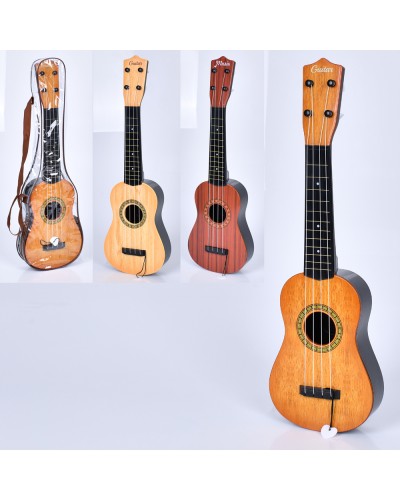 Гітара 54 см на 4 струни з медіатором, в асортименті, у чохлі 55х1х-6 см