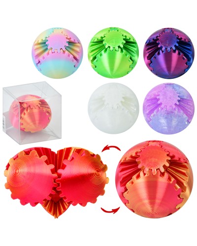 Головоломка «Сфера 3D» 6 см з шестернями та друком, у коробці 6,5х6,5 см