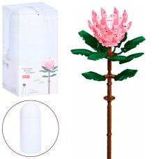 Конструктор «Королівська протея» 39 см на 219 деталей у колбі, у коробці 9,5х22х9,5 см, Sluban