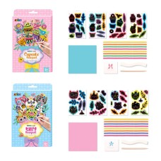 Набір для творчості «Букет»: 4 картки та 8 шт сінельного дроту, в асортименті, у коробці 15х24,5х1 см