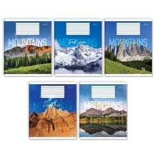 Зошит на 48 аркушів у лінію «Знайди свої гори», №3536, ТМ Gold Brisk