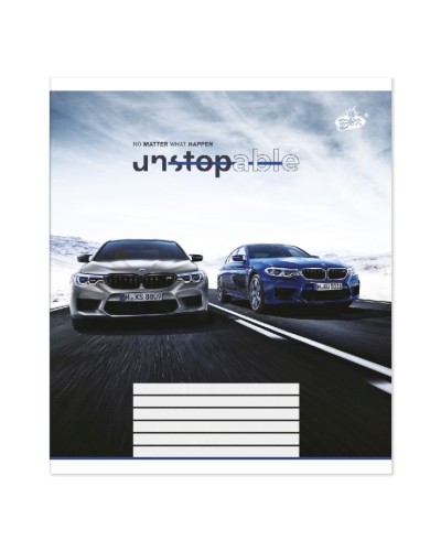 Зошит на 96 аркушів у лінію «Перегони», №2415, ТМ Brisk