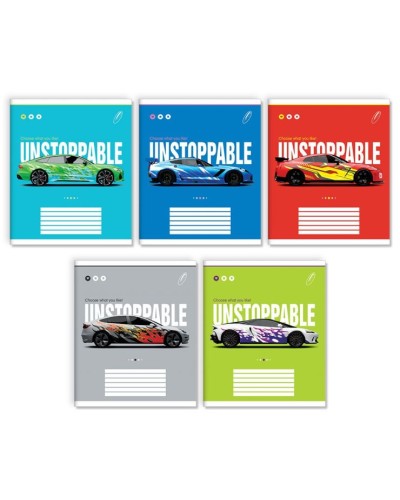 Зошит на 12 аркушів у клітинку «Несмтримні» № 0014, Пір'їнка