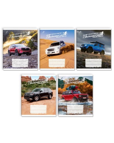 Зошит на 18 аркушів у лінію «Торуй свій шлях», № 0099, Пір'їнка