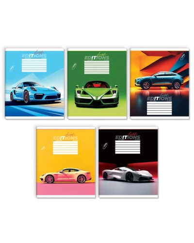 Зошит на 24 аркуші у клітинку «Швидкість», № 0043, Пір'їнка