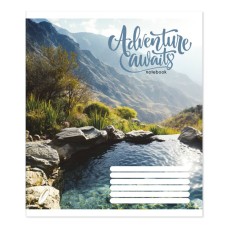 Зошит на 48 аркушів у клітинку «Мікс природа» №1012, Пір'їнка