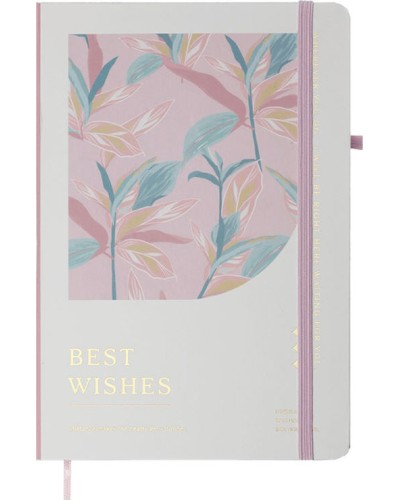 Блокнот «ESSENCE» А5 на 80 аркушів у клітинку з твердою ламінованою обкладинкою, білий, ТМ Buromax