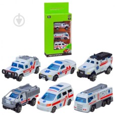 Набір з 3 металевих машин, в асортименті, у коробці 22,5х11х4,2 см, АВТОПРОМ