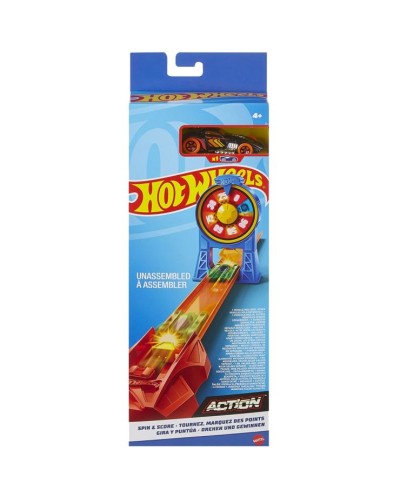 Ігровий набір «Божевільні тренування» з машинкою, в асортименті, у коробці 31х12х6 см, Hot Wheels