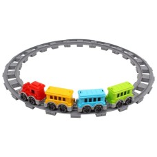 Конструктор «Залізниця» з 16 елементів, у пакеті 30х27,5х9 см, ТМ Технок