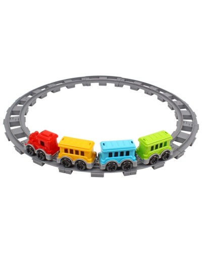 Конструктор «Залізниця» з 16 елементів, у пакеті 30х27,5х9 см, ТМ Технок