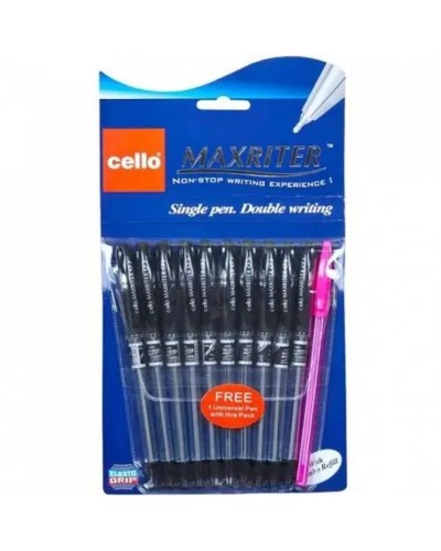 Ручка масляна «Maxriter» чорна, ТМ Cello