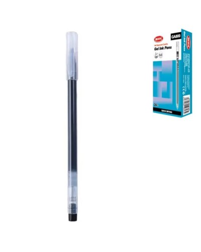 Ручка «Beifa» гелева 0,5 мм чорна, швидко сохне, ТМ Beifa