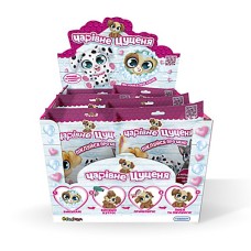 М'яка колекційна іграшка «Чарівне цуценя», колекція з 4 цуценят, в асортименті, 12 штук у дисплеї 18х18х6 см