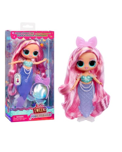 Ігровий набір з лялькою LOL SURPRISE! «Tweens Mermaids!. Лола Вейв» 23 см з аксесуарами, у коробці 6х12х25 см
