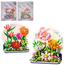 Конструктор «Квіти» 424-461 деталей, в асортименті, у коробці 19х26х5 см