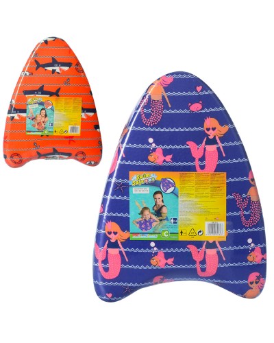 Дошка для плавання 42х32х3,5 см з максимальною навантаженням до 30 кг на 3-6 років, під слюдою