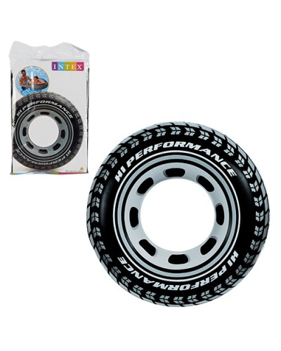 Коло надувне «Шина» 91 см з максимальним навантаженням до 60 кг, від 9 років, у коробці 25х3х16 см, ТМ Intex