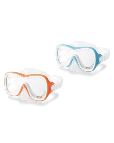 Маска для плавання на регульованому ремінці 50-56 см, від 8 років, в асортименті, на планшетці 23х2х-8 см, ТМ Intex