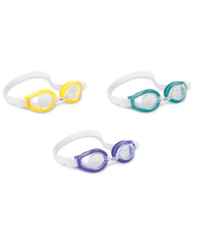 Окуляри для плавання з регульованим ремінцем 52-65 см, в асортименті, на планшетці 19,5х16,5, ТМ Intex