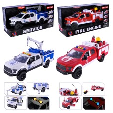 Машина 39 см зі світлом та звуком, на батарейці, в асортименті, у коробці 41х15,8х12,5 см