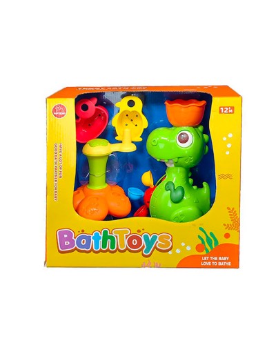 Водоспад «Динозавр» на присосках з 2 ємностями та рухомими деталями, у коробці 33х30х14 см