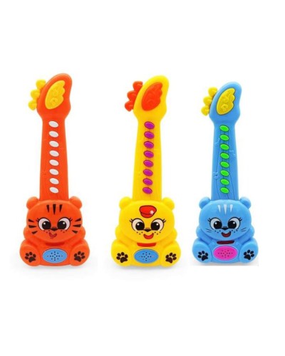 Гітара 24 см музична, на батарейці, в асортименті, у пакеті 11х27х3 см